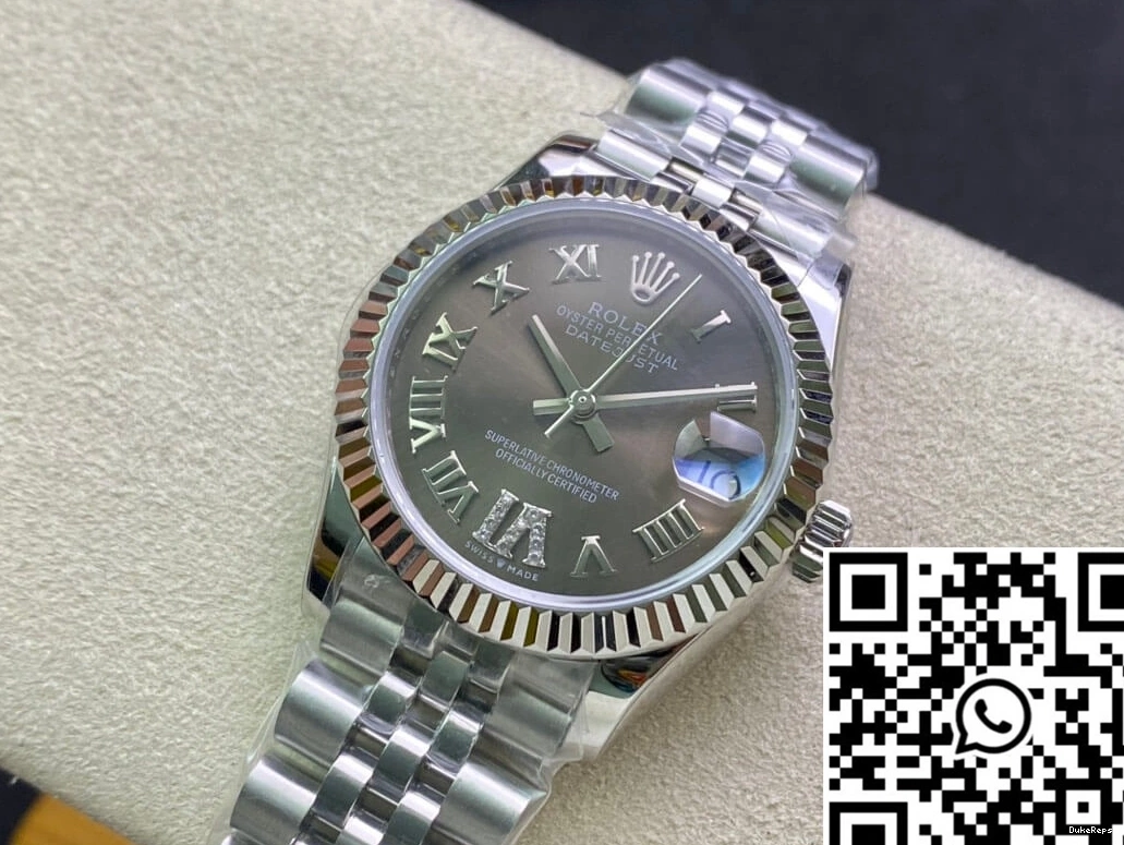 M278274-0028 Stainless 31MM Datejust Factory Steel EW Rolex 0830
